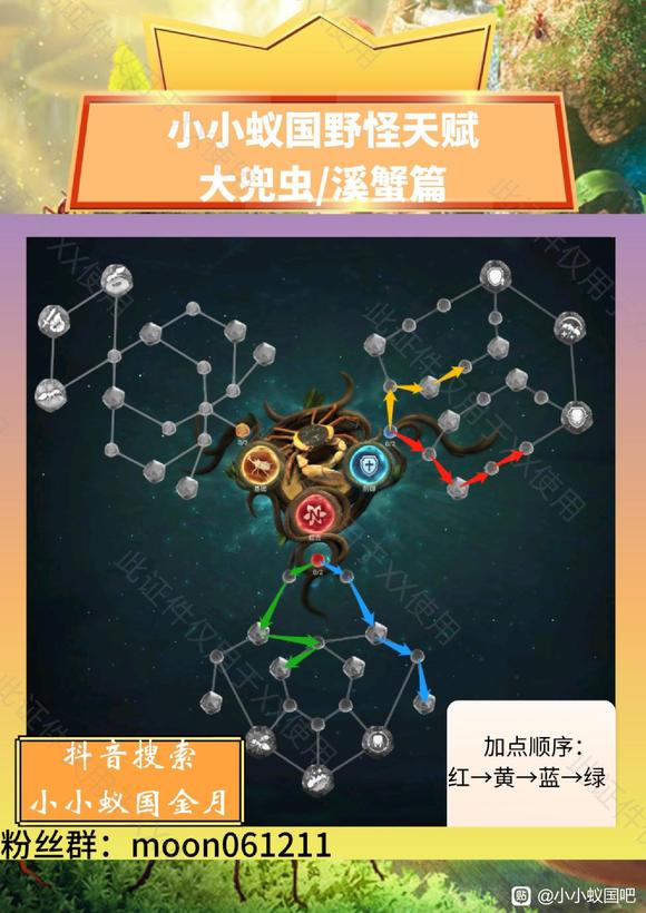 小小蚁国溪蟹/大兜虫天赋加点顺序推荐